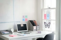 Post-it® Super Sticky 100% Recycled Paper Notes, 3 x 3 in, 24 Note Pads, 70 Sheets/Pad, 2X the Sticking Power, School Supplies, Wanderlust Pastels
