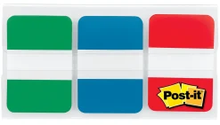 Post-it® Tabs, 1 in. x 1.5 in., Pack of 66 Tabs, 3 Dispensers