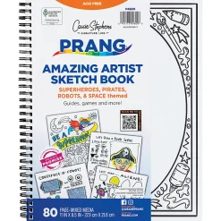 Prang Amazing Artists Sketch Books, 40 Sheets, 8 1/2