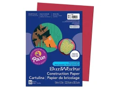 Prang® Construction Paper, 9" x 12", Red, Pack Of 50