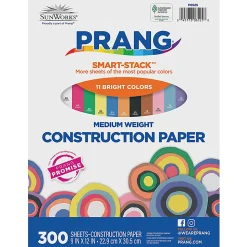 Prang® Smart-Stack™ Medium Weight Construction Paper, 9