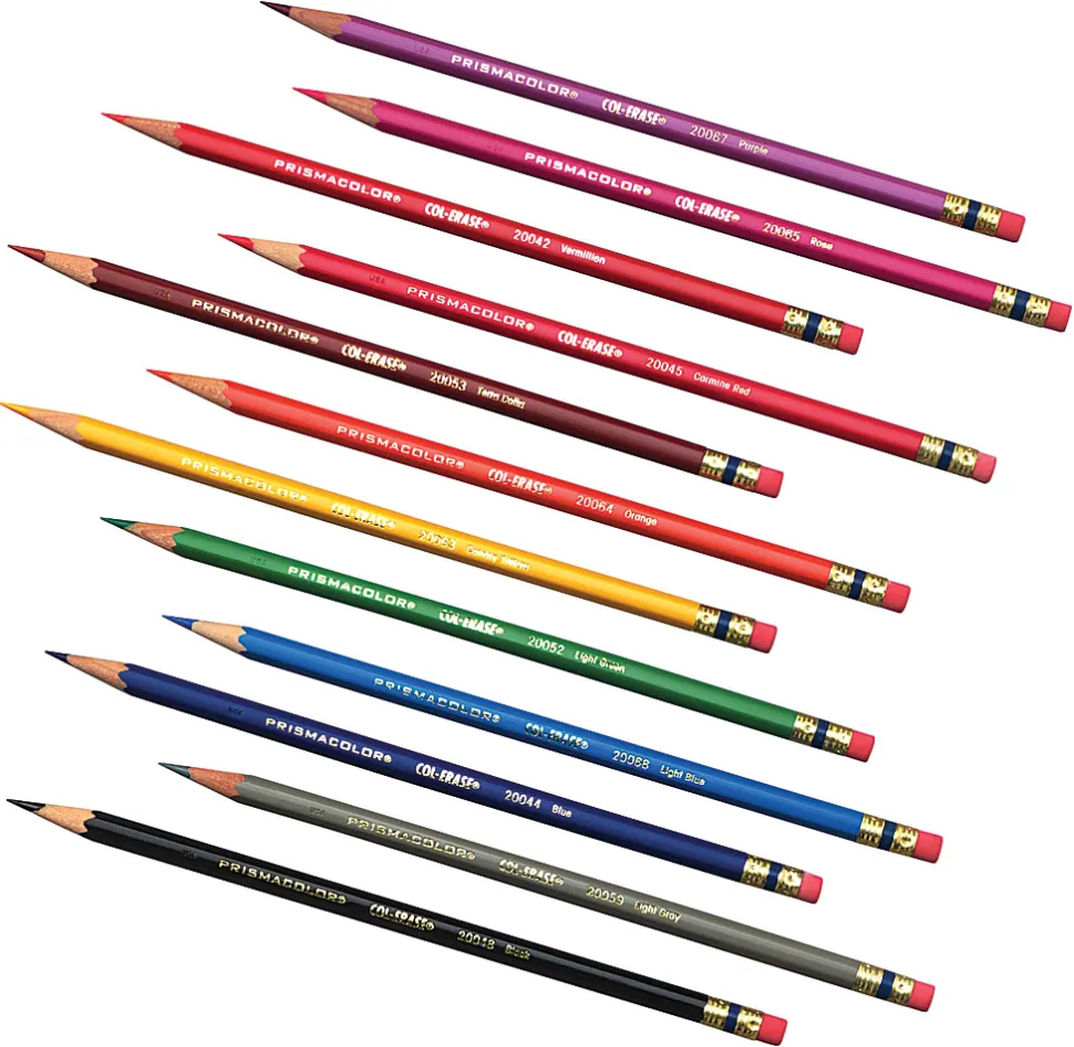 Prismacolor® Col-Erase® Pencils, Assorted Colors, Box Of 12 Pencils