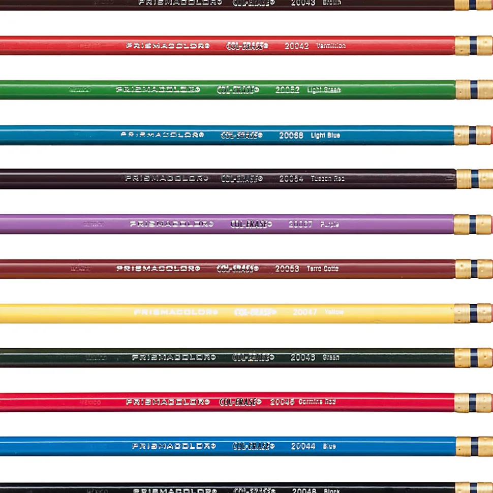 Prismacolor® Col-Erase® Pencils, Assorted Colors, Box Of 12 Pencils