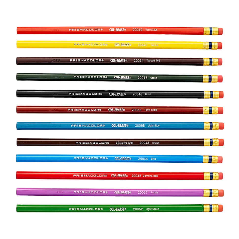 Prismacolor® Col-Erase® Pencils, Assorted Colors, Box Of 12 Pencils