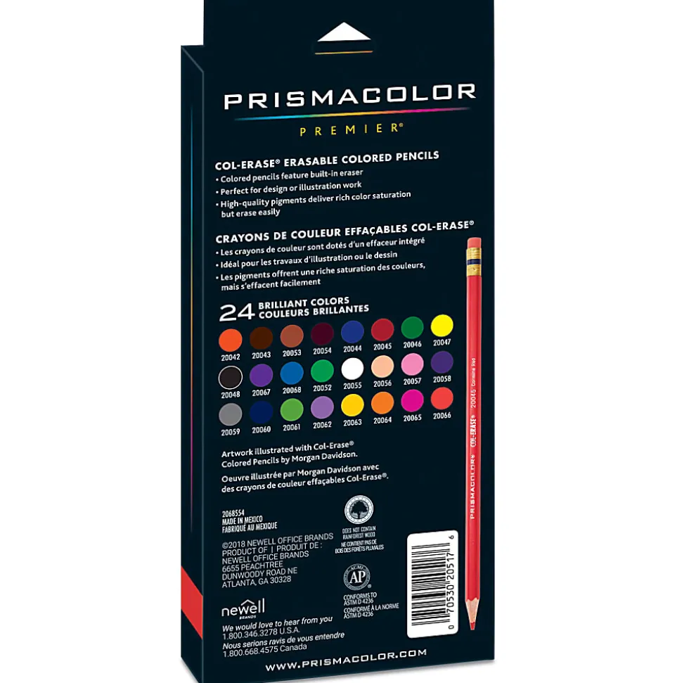 Prismacolor® Col-Erase® Pencils, Assorted Colors, Box Of 24