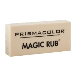 Prismacolor® Magic Rub® Vinyl Erasers, White, Pack Of 12