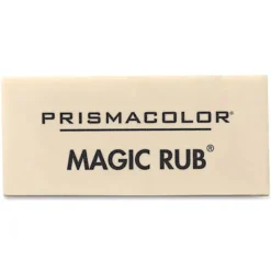 Prismacolor® Magic Rub® Vinyl Erasers, White, Pack Of 12