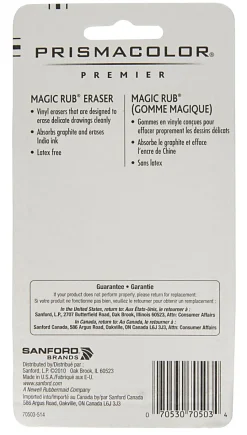 Prismacolor® Magic Rub® Vinyl Erasers, Beige, Pack Of 3