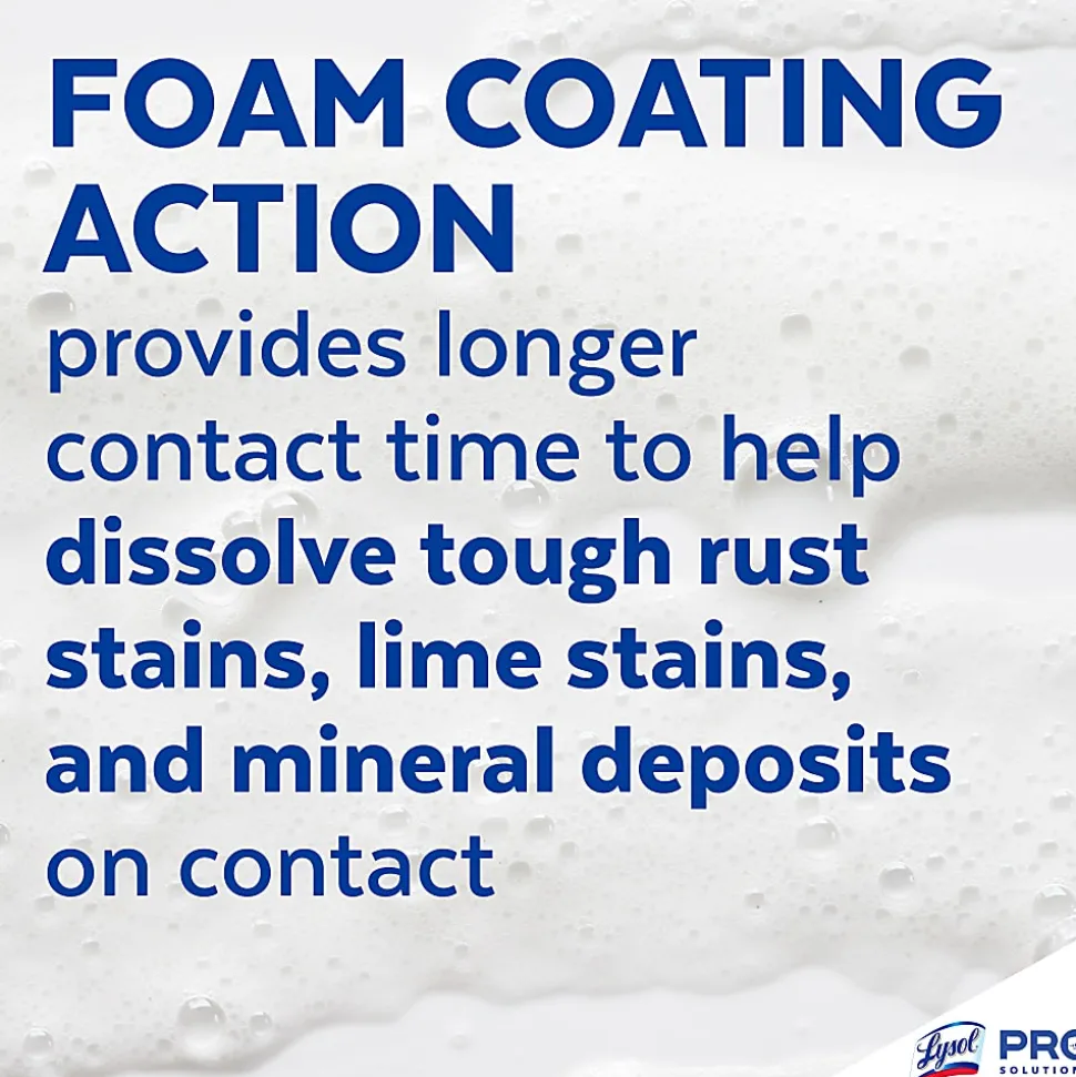 Professional Lysol Disinfectant Foam Cleaner, 24 Oz Bottle