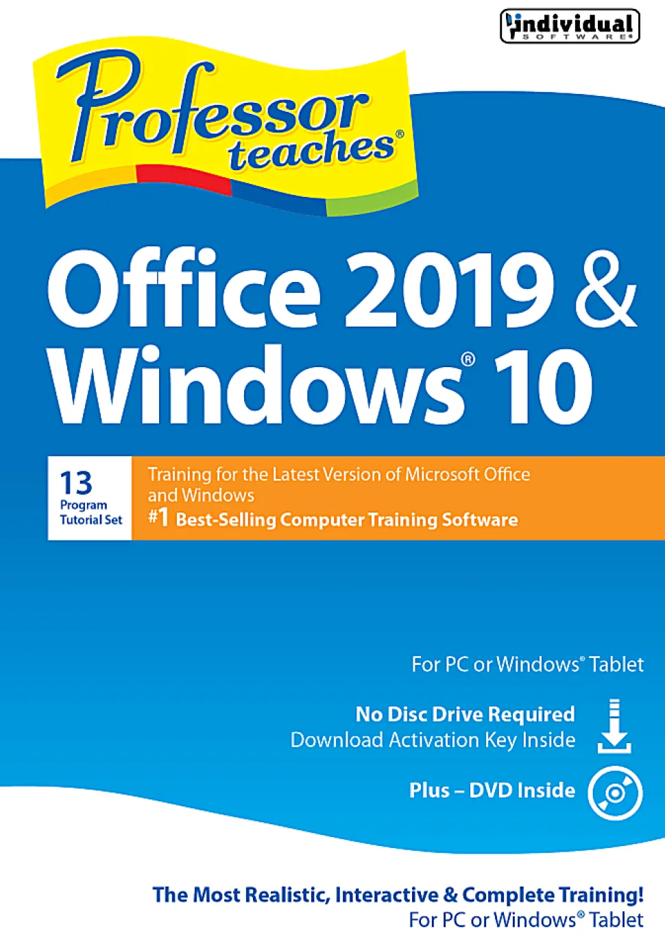 Professor Teaches® Office 2019 & Windows® 10, Disc