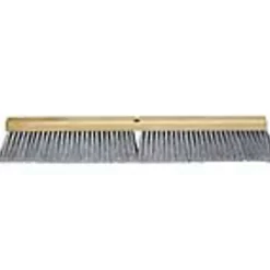 Pro Line 24" Push Broom, Flagged Polypropylene, Gray