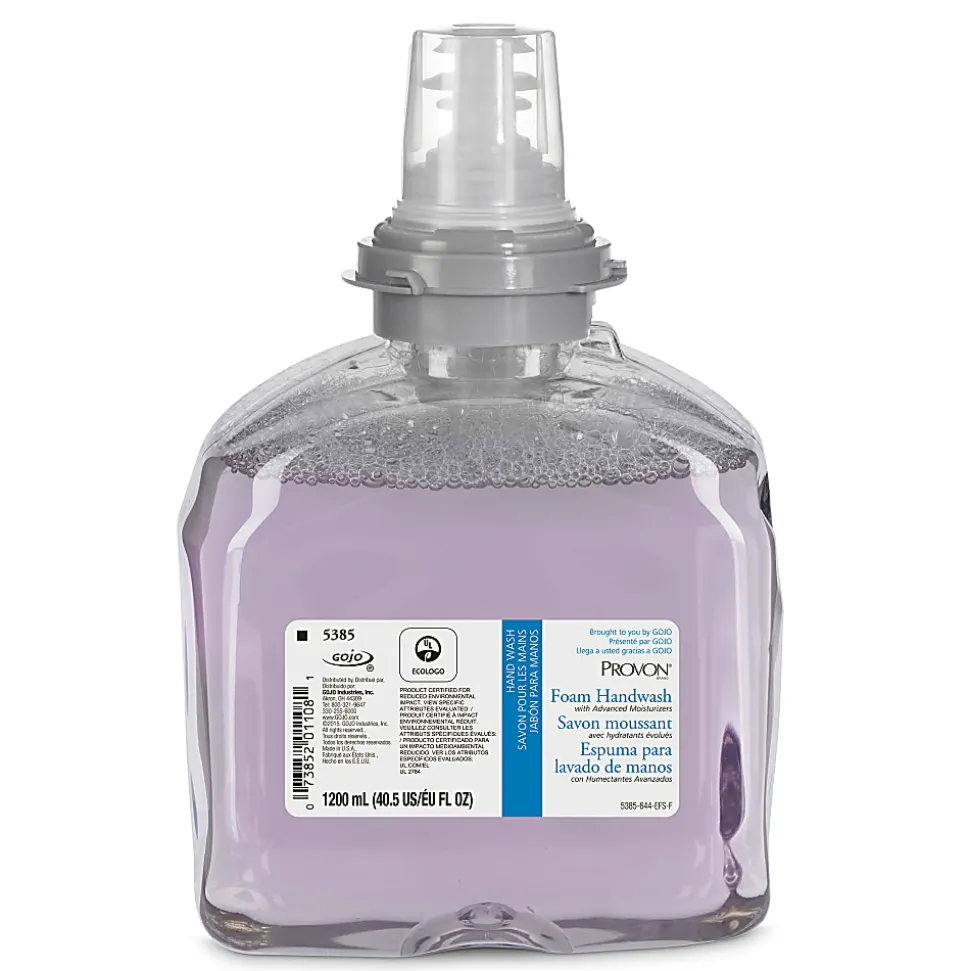 Provon TFX Refill Moisturizer Foam Handwash - Cranberry Scent - 40.6 fl oz (1200 mL) - Pump Bottle Dispenser - 538502