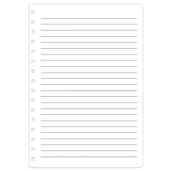 Punch Studio Softcover Journal, 6-1/2” x 8-1/2”, Legal Rule, 256 Pages, Olive