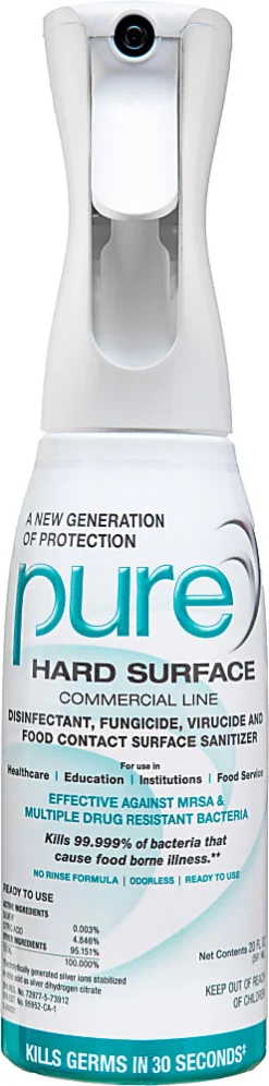 Pure Disinfectant, 20 Oz Spray Bottle, Case Of 12