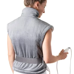 Pure Enrichment PureRelief XL Back & Neck Heating Pad, 14" x 29", Gray