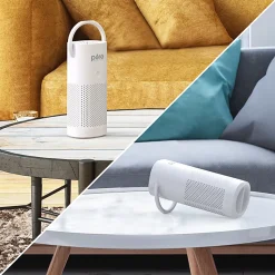 Pure Enrichment PureZone HEPA Mini Portable Air Purifier, 54 Sq. Ft. Coverage, White
