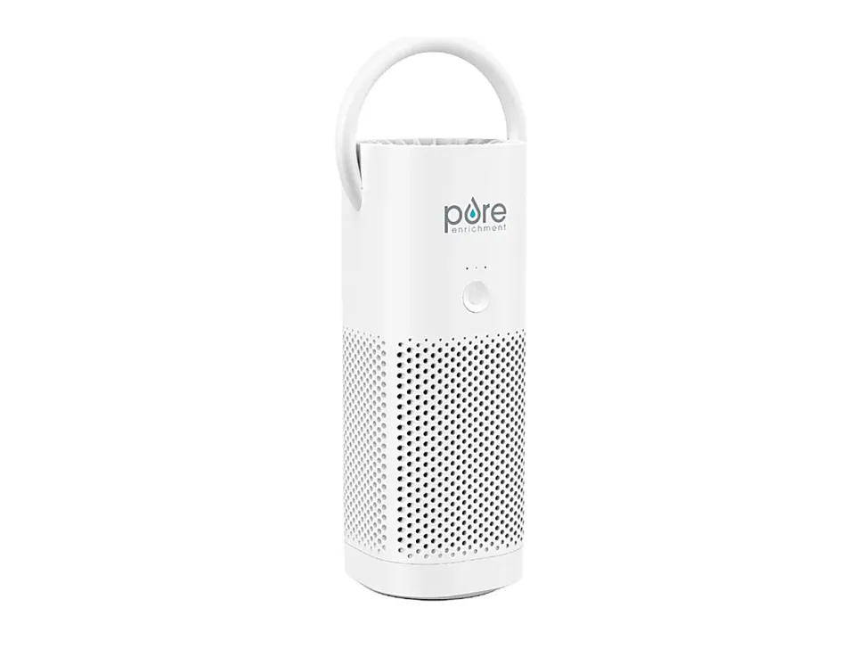 Pure Enrichment PureZone HEPA Mini Portable Air Purifier, 54 Sq. Ft. Coverage, White