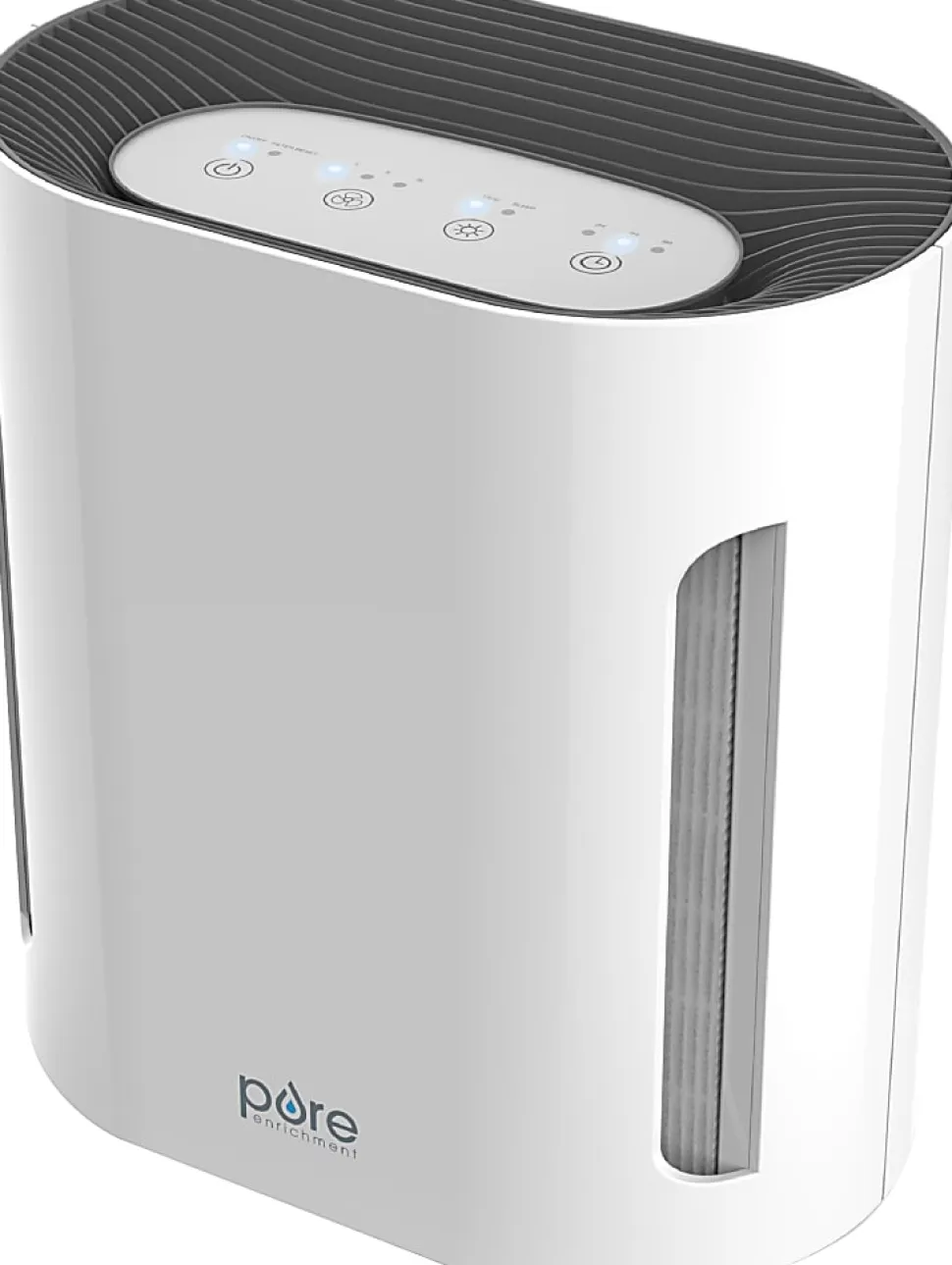 Pure Enrichment PureZone 3-in-1 True HEPA Air Purifier, 12-1/2" x 7", 200 Sq. Ft. Coverage