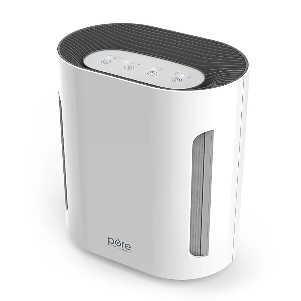 Pure Enrichment PureZone 3-in-1 True HEPA Air Purifier, 12-1/2" x 7", 200 Sq. Ft. Coverage