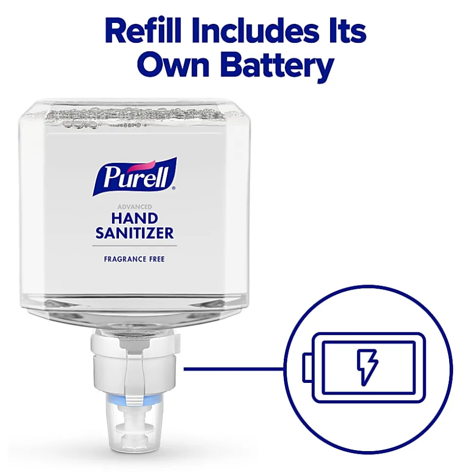 PURELL Advanced Foam Hand Sanitizer Refill, Clean Scent, ES8 Refill, 1200mL