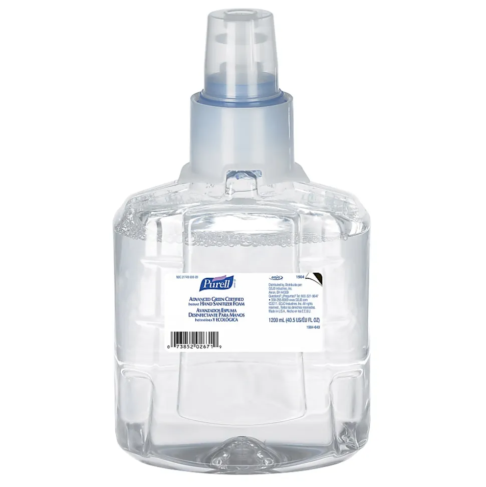Purell® Advanced Green Certified Foam Instant Hand Sanitizer LTX-12 1200mL Refill