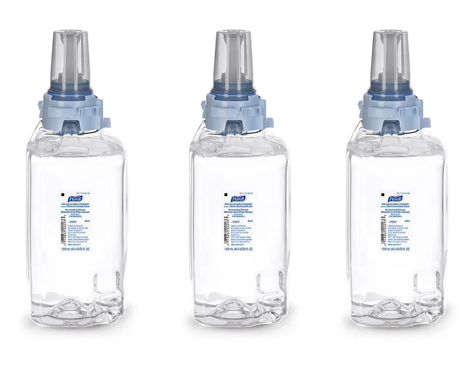 Purell® Advanced Green Certified Instant Hand Sanitizer Foam, 1200 mL, 3 per Case