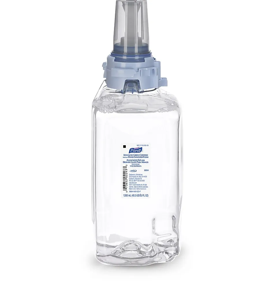 Purell® Advanced Green Certified Instant Hand Sanitizer Foam, 1200 mL, 3 per Case