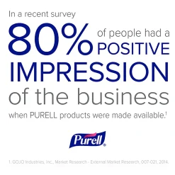 Purell® Advanced Hand Sanitizer Refreshing Gel, Flip Cap Bottle, 2 fl Oz