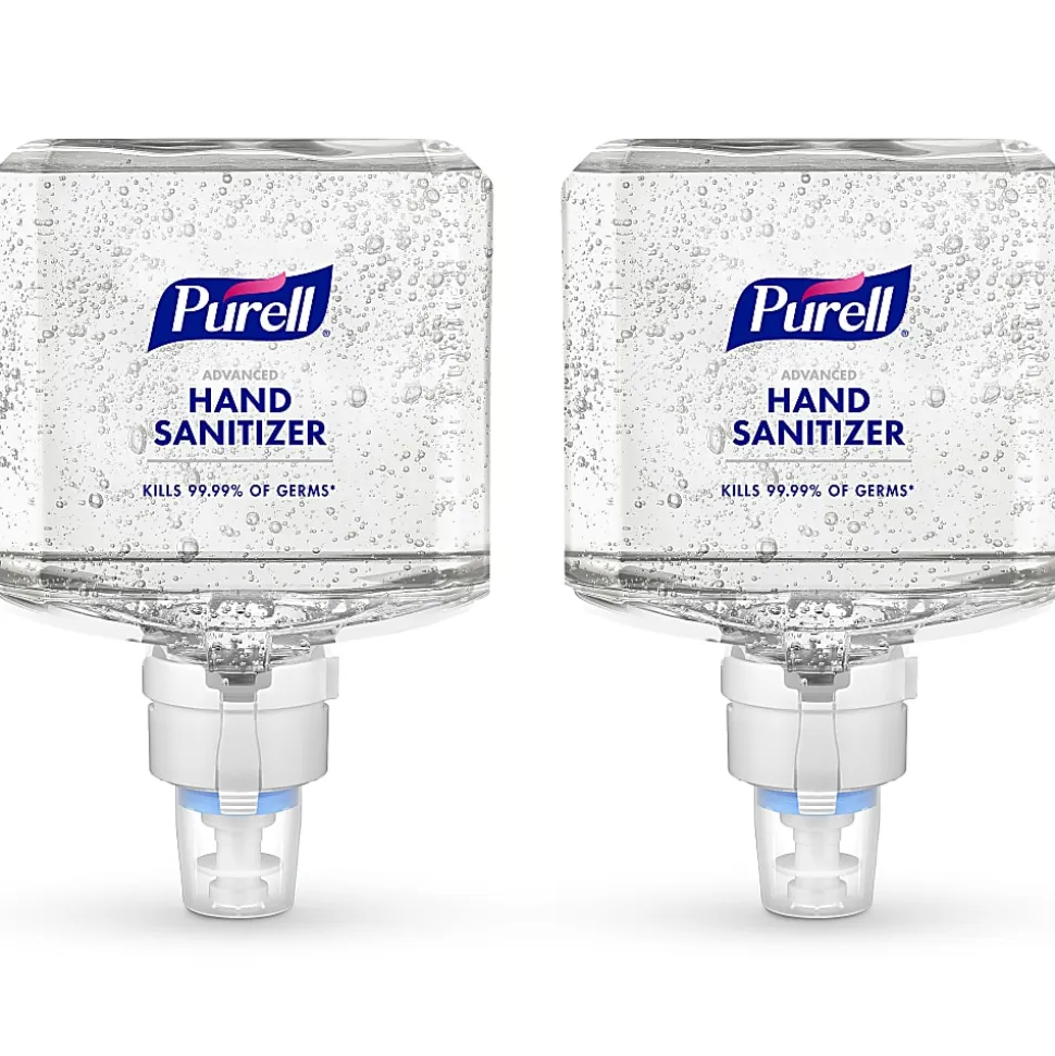PURELL® Advanced Hand Sanitizer Gel, For ES8 Touch-Free Dispensers, Clean Scent, 40.6 Oz (1200 mL), Pack Of 2 Refills