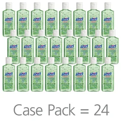 PURELL® Advanced Hand Sanitizer Soothing Gel, Fresh Scent, 4-oz. Flip-Cap Bottle, 24/Carton