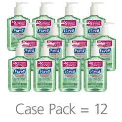 Purell® Advanced Hand Sanitizer Soothing Gel, Fresh Scent, 8 Oz Pump Bottle