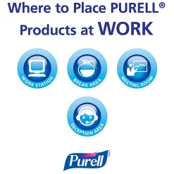 PURELL Advanced Hand Sanitizer Refreshing Gel for First Aid Providers, 4 fl oz Flip-Cap Bottle (Pack of 24)