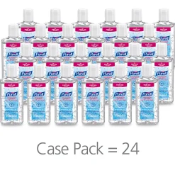 PURELL Advanced Hand Sanitizer Refreshing Gel for First Aid Providers, 4 fl oz Flip-Cap Bottle (Pack of 24)