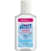 Purell® Advanced Hand Sanitizer Gel, 1 Oz Flip-Cap Bottles, Case Of 250