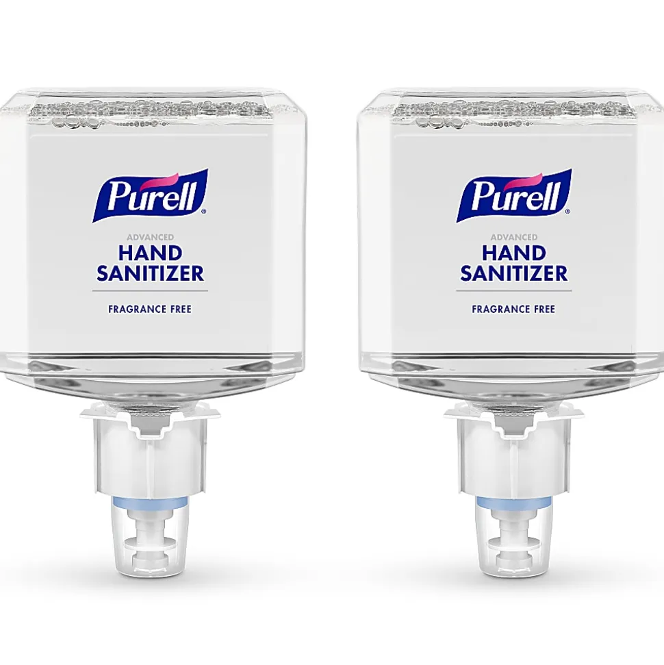 PURELL Advanced Hand Sanitizer Gentle & Free Foam ES4 Refill, Fragrance Free, 40.58oz, Pack of 2