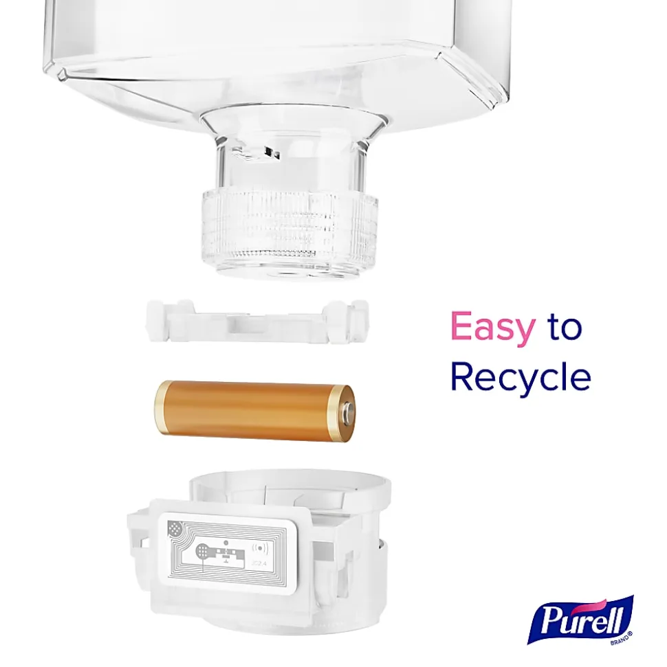 PURELL® Advanced Hand Sanitizer Foam, ES10 Refill, Citrus Scent, 1200 mL, Case of 2 Refills