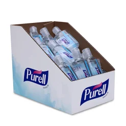 Purell® Advanced Hand Sanitizer Refreshing Gel, 1 Oz, Clean Scent, 1 Fl Oz Travel Size Flip-Cap Bottle, Pack Of 36