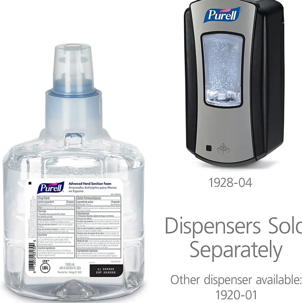 Purell® Advanced Instant Hand Sanitizer Foam, 1200 mL