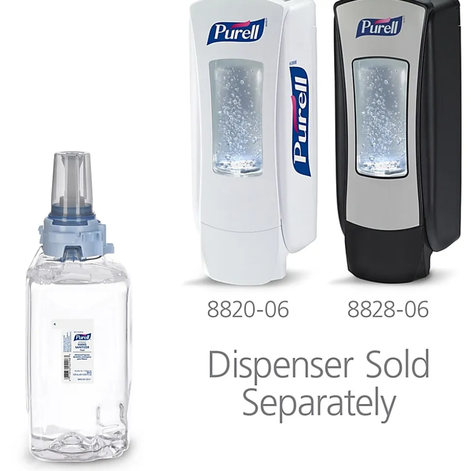 Purell® Advanced Instant Hand Sanitizer Foam Refills, 40.58 oz (1,200 mL), Fruit Scent