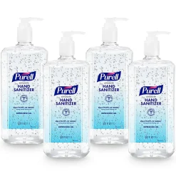 Purell® Advanced Refreshing Gel Hand Sanitizer, 33.8 Oz, Clean Scent, Case Of 4 Bottles