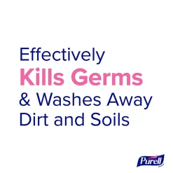 PURELL Antimicrobial Foaming Hand Soap Refills, Light Plum, 1200 mL, Clear, Case Of 2 Refills