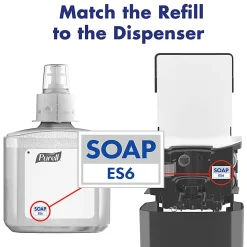 PURELL® Brand Gentle and Free HEALTHY SOAP® Foam ES6 Refill, Fragrance Free, 40.6 Oz, Pack of 2