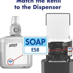 Purell® Brand High Performance HEALTHY SOAP Foam ES8 Refills, Fragrance Free, 40.6 Oz, Pack Of 2 Refills