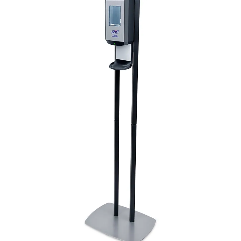 Purell® CS8 Dispenser Floor Stand, For Hand Sanitizer, Graphite, 7418-DS