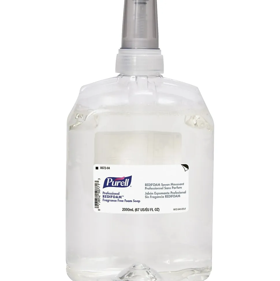 Purell® CXR Foam Soap Refill, 67.6 Oz, Unscented, Clear