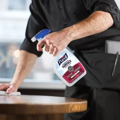 Purell Food Service Surface Sanitizer, Unscented, 128 oz Gallon Size, Case of 4