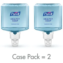PurellĀ® Healthy Gentle & Free Foam Hand Soap, Unscented, 40.57 Oz, Carton Of 2 Bottles
