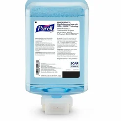 PURELL® HEALTHY SOAP® With CLEAN RELEASE® Technology Foam ES10 Refills, Fragrance Free, 1200 mL, Clear, Case Of 2 Refills