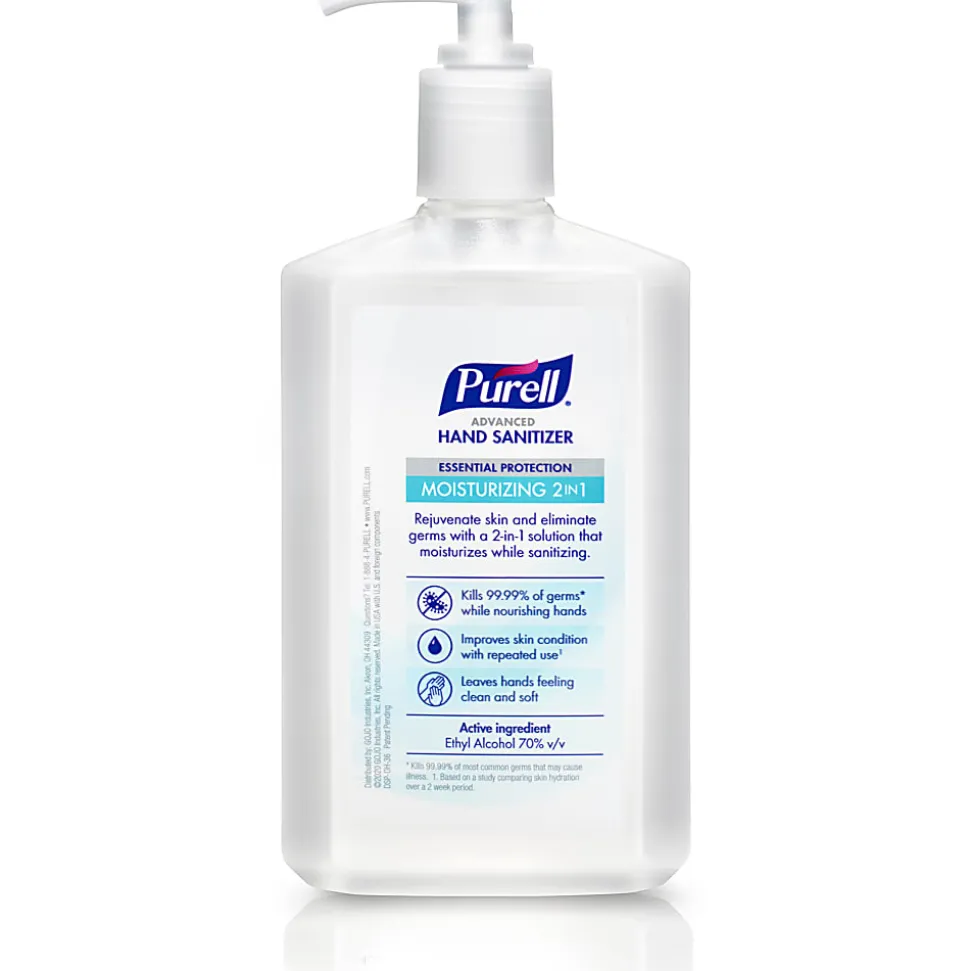 Purell® 2-In-1 Moisturizing Advanced Gel Hand Sanitizer, 12 Fl Oz