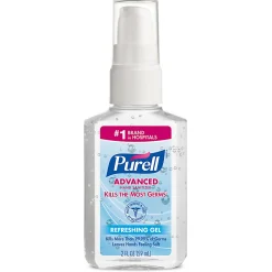 PurellĀ® Instant Hand Sanitizer, 2 Oz. Pump Bottles, Carton Of 24